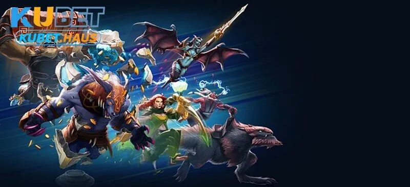 Trận đấu DOTA 2 với các hero đang thi triển kỹ năng đặc biệt và cảnh đấu quyết liệt.